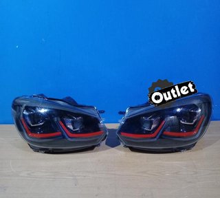 FU FAROS VOLKSWAGEN VW GOLF 6 08-13 LOOK GTI GOLF 7 DINAMICO