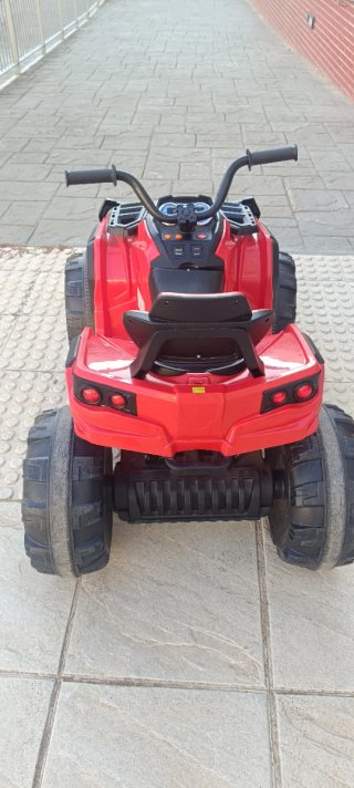 Moto Quad Eléctrica Infantil Roja
