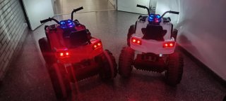 Moto Quad Eléctrica Infantil Roja