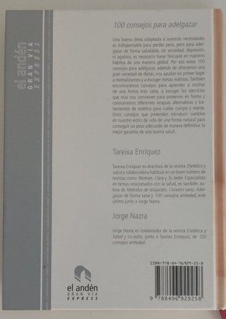 LIBRO 100 CONSEJOS PARA ADELGAZAR