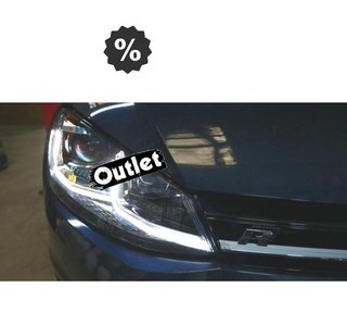 FU FAROS VOLKSWAGEN VW GOLF 7 12-17 DRL DINAMICOS NEGROS LOO