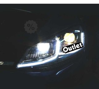 FU FAROS VOLKSWAGEN VW GOLF 7 12-17 DRL DINAMICOS NEGROS LOO