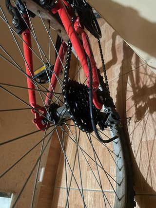 Bicicleta de Montaña Roja