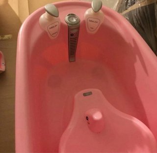 Bañera bebé BebeJou rosa