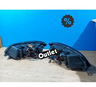 FU FAROS PARA VOLKSWAGEN VW TOURAN II 10-15 NEGROS TRU DRL C