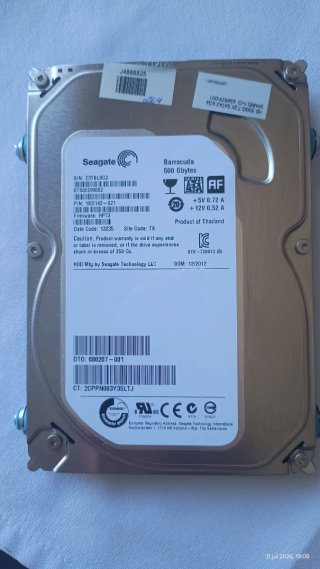3 Discos Duros Seagate Barracuda 500GB