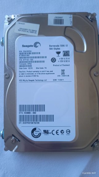 3 Discos Duros Seagate Barracuda 500GB