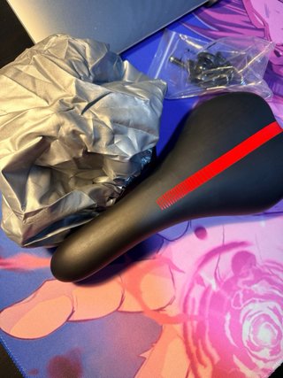 Sedile MTB Nero/Rosso