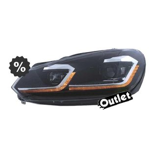 FU FAROS VOLKSWAGEN VW GOLF 6 08-13 LOOK SILVER GOLF 7 DINAM