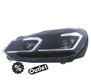 FU FAROS VOLKSWAGEN VW GOLF 6 08-13 LOOK SILVER GOLF 7 DINAM