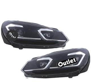 FU FAROS VOLKSWAGEN VW GOLF 6 08-13 LOOK SILVER GOLF 7 DINAM