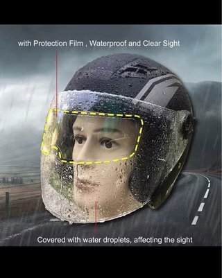 Lámina Antilluvia para Casco de Moto – NUEVA