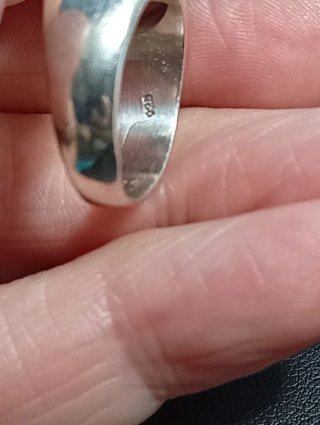 Anillo Plata Ley Marquise piedra luna