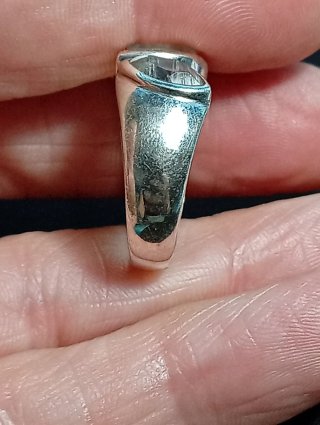 Anillo Plata Ley Marquise piedra luna