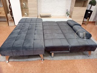 Sofá Cama Chaise Longue Gris