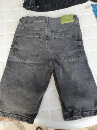Pantalones cortos grises talla 11-12