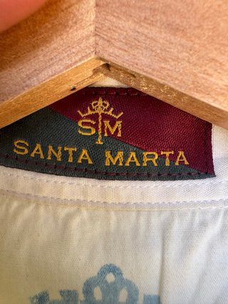 Camisa SANTA MARTA blanca con parches