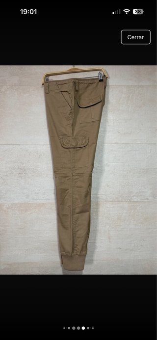 Pantalón cargo beige Attr@ttivo Talla M