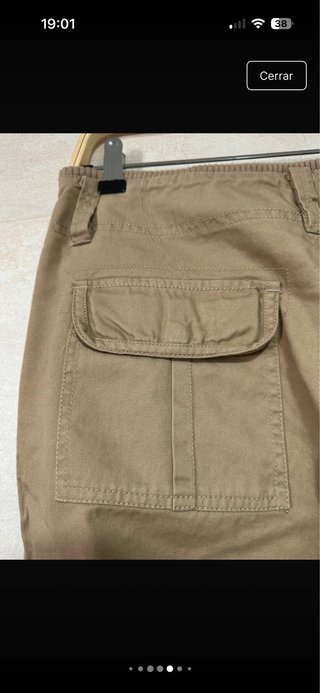 Pantalón cargo beige Attr@ttivo Talla M