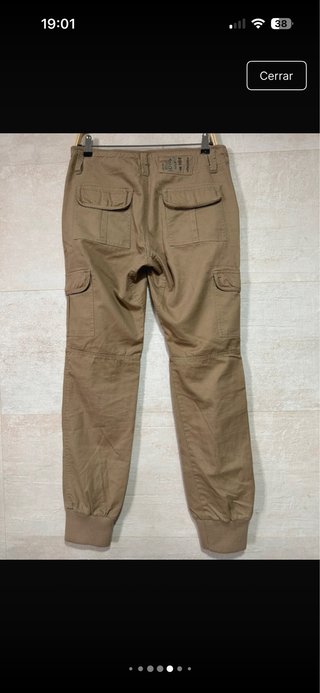 Pantalón cargo beige Attr@ttivo Talla M