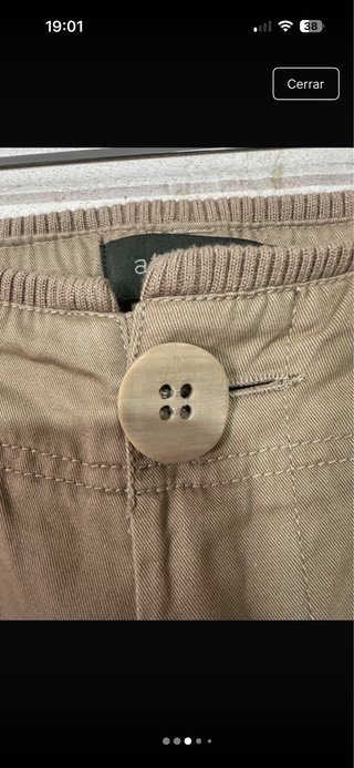 Pantalón cargo beige Attr@ttivo Talla M