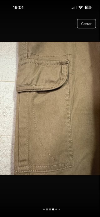 Pantalón cargo beige Attr@ttivo Talla M