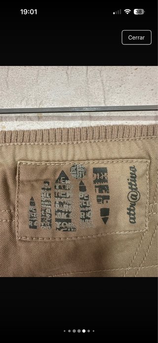 Pantalón cargo beige Attr@ttivo Talla M