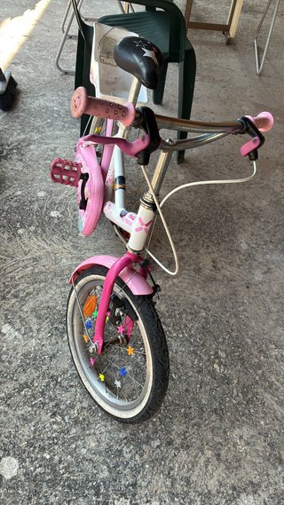 Bici rosa per bambine fino a 8 anni