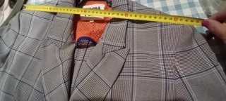 Blazer Bimba y Lola Gris Cuadros