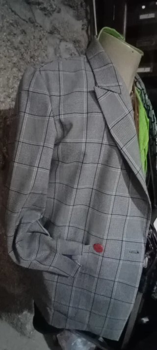 Blazer Bimba y Lola Gris Cuadros