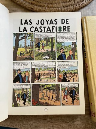 Lote 4 tomos tintín