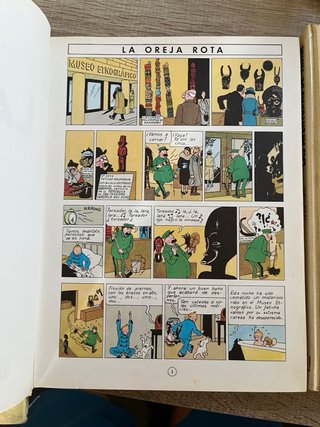 Lote 4 tomos tintín
