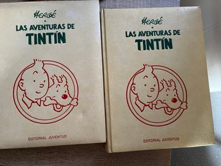 Lote 4 tomos tintín