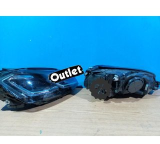 FU FAROS VOLKSWAGEN VW GOLF 7 12-17 DRL DINAMICOS NEGROS LOO