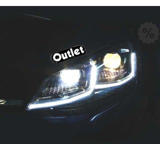 FU FAROS VOLKSWAGEN VW GOLF 7 12-17 DRL DINAMICOS NEGROS LOO