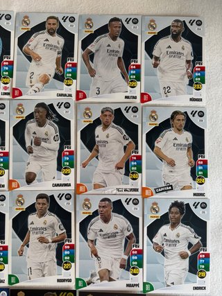Lote Cartas Real Madrid Adrenalyn 2024-25