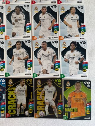 Lote Cartas Real Madrid Adrenalyn 2024-25