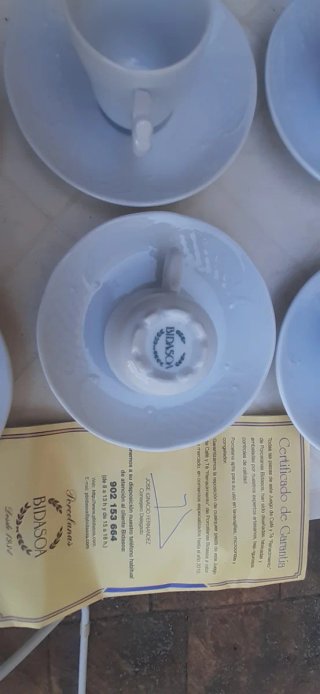 Juego de café y té de porcelana
