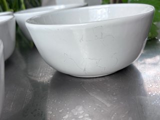 Set 7 cuencos desayuno porcelana