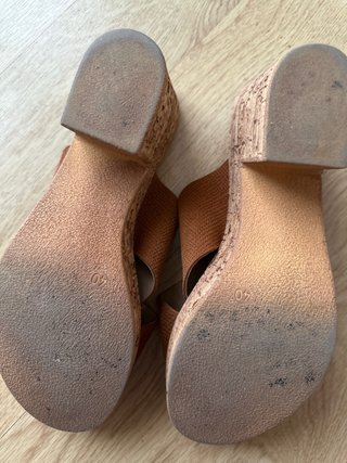 Cuñas de verano Cucuruchas marrones