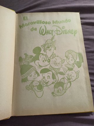 Libro El Maravilloso Mundo de Walt Disney