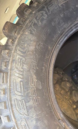 Neumáticos todoterreno 4x4 tacos