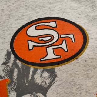 T-shirt Vintage San Francisco 49ers 1991 Salem XL