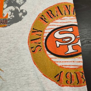 T-shirt Vintage San Francisco 49ers 1991 Salem XL