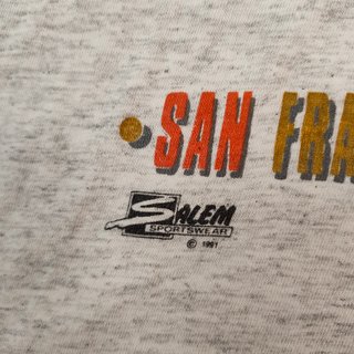 T-shirt Vintage San Francisco 49ers 1991 Salem XL