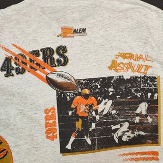 T-shirt Vintage San Francisco 49ers 1991 Salem XL
