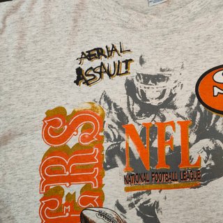 T-shirt Vintage San Francisco 49ers 1991 Salem XL