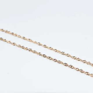 Cadena Singapur Oro 18k 39cm