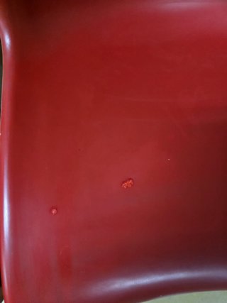 Sillas Diseño Tipo Panton Rojas (2 uds)