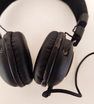 Cuffie Stereo Silvercrest Nere Usate